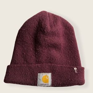 Carhartt A18 Knit Cuffed Beanie- Deep Wine